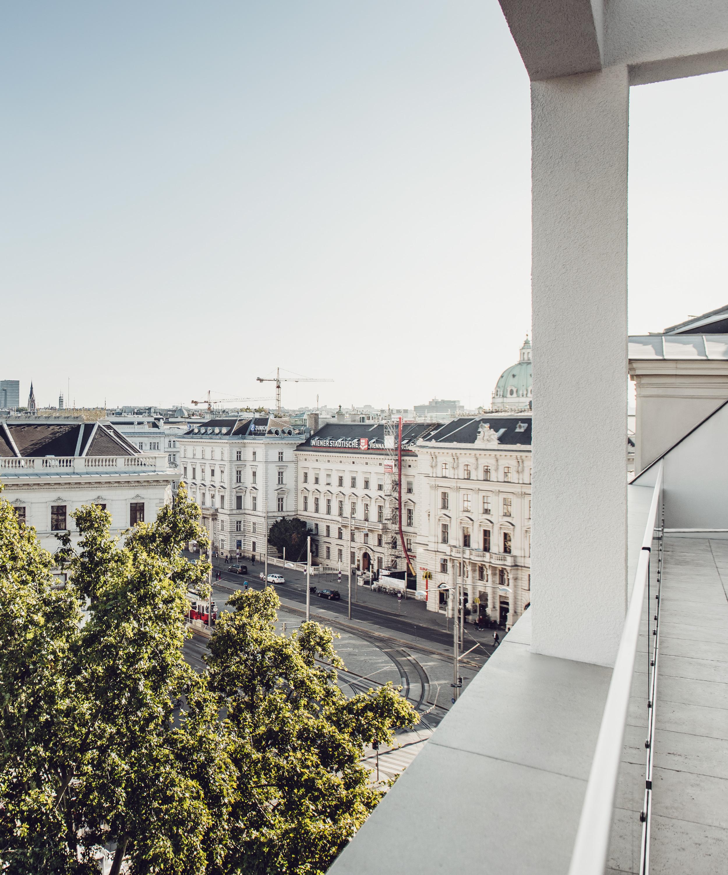 Grand Ferdinand Vienna - Your Hotel In The City Center Dış mekan fotoğraf View from the rooftop